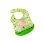 Children Toddler Silicone Cute Cartoon Safe Hold Food Washable Baby Triangle Bib Waterproof Bibs for Eating
