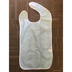 Классический нагрудник для взрослых Tartan Washable Clothing Protector с прошитым улавливателем крошек