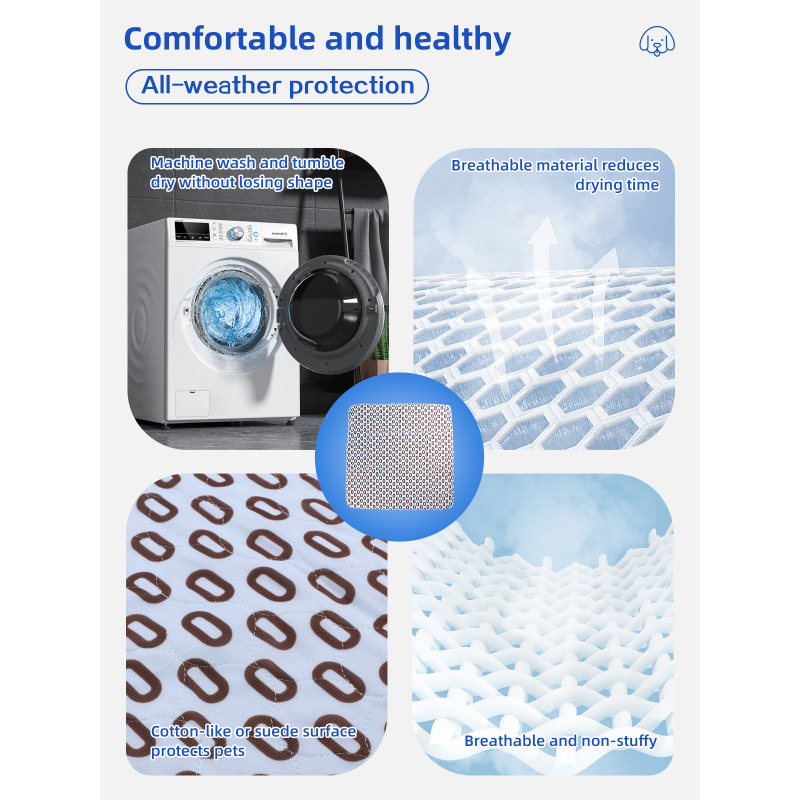 Wholesale Reusable Washable Eco-Friendly Latex-free High Absorbency Pet Pee Pad Puppy Training Pad