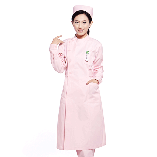 Long sleeve Fashionable Female Nurse Hospital Uniform Designs Clothes for women