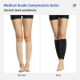 Plus Size Compression Stockings Wide Calf Comfort Fit