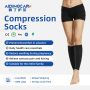 Plus Size Compression Stockings Wide Calf Comfort Fit