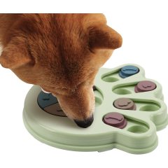 Juguetes interactivos para mascotas de plástico al por mayor, rompecabezas para perros, juguetes para perros pequeños e inteligentes