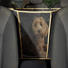 Venta al por mayor Scratchproof Pet Backseat Cover Pet Seat Protector 100% Fundas de asiento de coche impermeables para perros