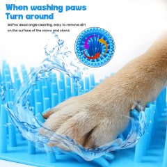 Wholesale Portable Pet Cleaning Brush Feet Cleaner for Dog Cat Grooming with Muddy Paws