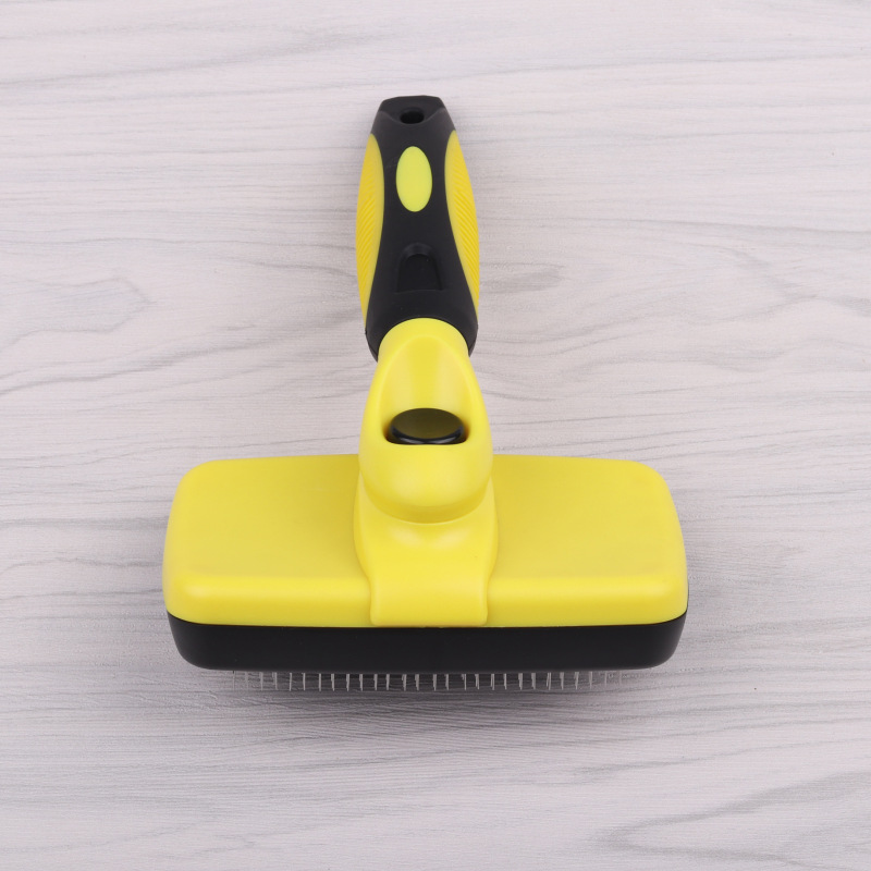 Pet Self Cleaning Slicker Brush for Cat & Dog Grooming Brushes,Automatic Deshedding Tool for Shedding Long and Short Fur