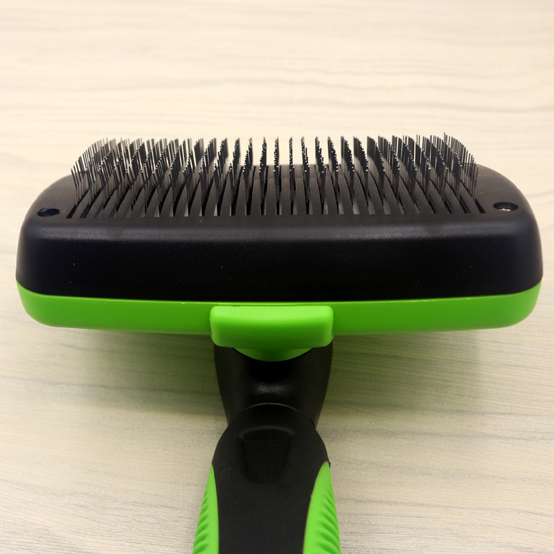 Pet Self Cleaning Slicker Brush for Cat & Dog Grooming Brushes,Automatic Deshedding Tool for Shedding Long and Short Fur