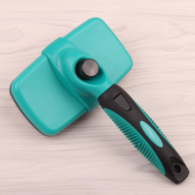 Pet Self Cleaning Slicker Brush for Cat & Dog Grooming Brushes,Automatic Deshedding Tool for Shedding Long and Short Fur