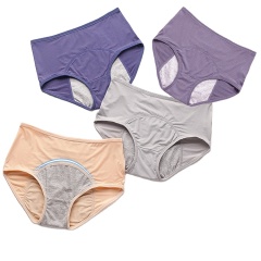Hot selling 4 layers cotton menstrual panties for women