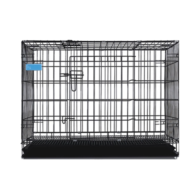 Multifunctional Dog Kennel Sturdy Carbon Steel Metal Playpen Classic Breathable Solid Multiple Stackable Crates