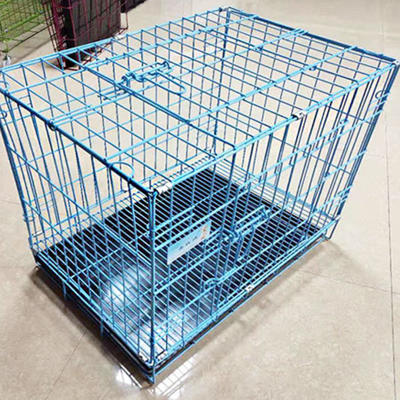 Multifunctional Dog Kennel Sturdy Carbon Steel Metal Playpen Classic Breathable Solid Multiple Stackable Crates