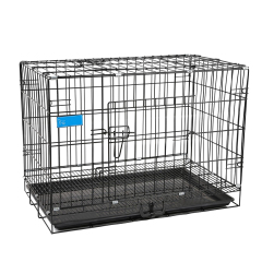 Multifunctional Dog Kennel Sturdy Carbon Steel Metal Playpen Classic Breathable Solid Multiple Stackable Crates