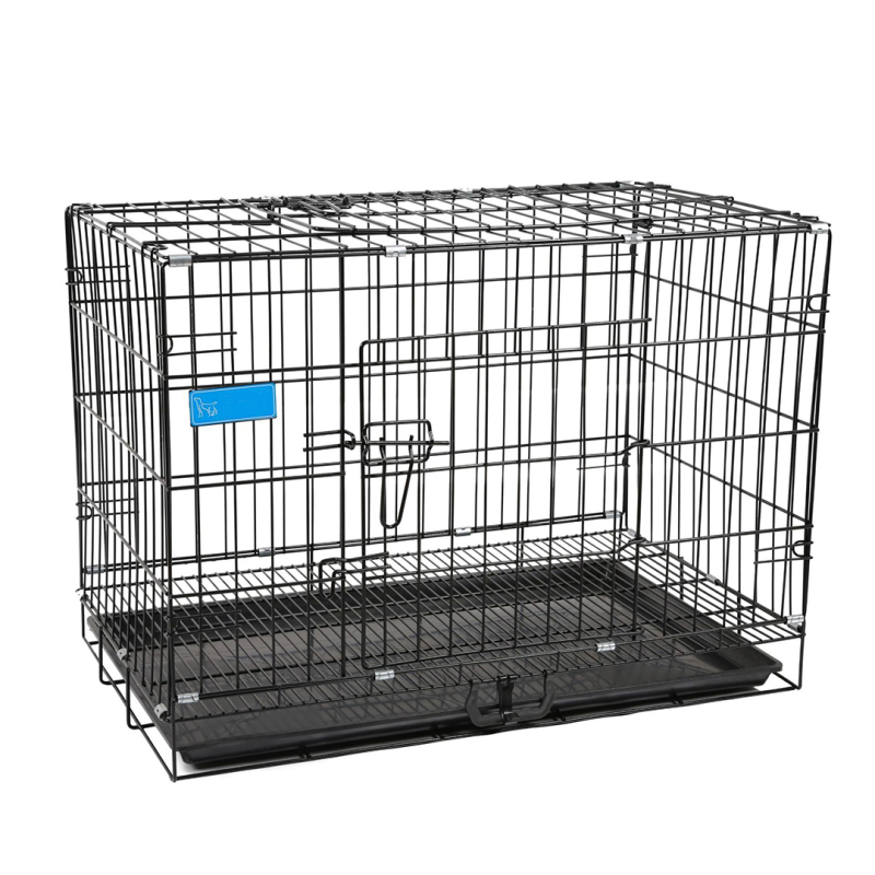 Multifunctional Dog Kennel Sturdy Carbon Steel Metal Playpen Classic Breathable Solid Multiple Stackable Crates