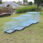 Multifunctional Dog Kennel Sturdy Carbon Steel Metal Playpen Classic Breathable Solid Multiple Stackable Crates