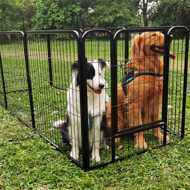 Wholesale Indoor Outdoor Metal Portable Folding Animal Exercise Dog Fence