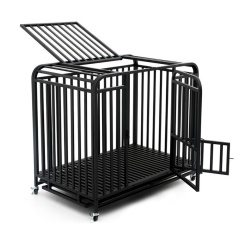 Wholesale Pet Supplies Detachable Assembled Dog Crate Galvanized Iron Pipe Dog Crate With Tray and Lock