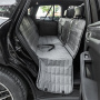 Waterproof Dog Seat Cover Nonslip Dog Hammock 600D Heavy Scratchproof Pet Seat Cover for Cars Back Seat with Mesh Window