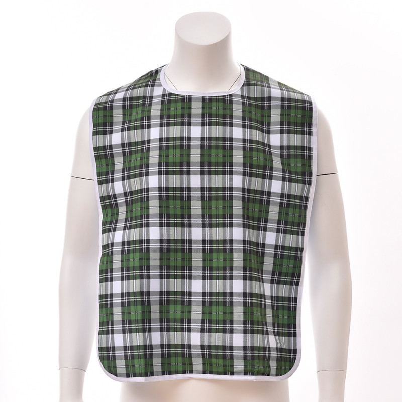 Baberos adultos impermeables reutilizables del protector de la ropa de la venta caliente para las mujeres y los hombres