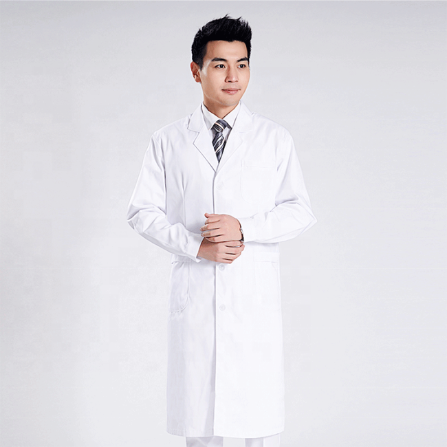 Wholesale winter thicker hospital surgical unisex gender doctor nurse cotton uniform dress smock lab coat