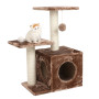 Wholesale Pet  Climbing Scratch Pet Scratcher Wood Condo Furniture Tower Small Cat Tree