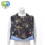 Washable Reusable Waterproof Clothing Protector Adult Bib with Optional Crumb Catcher