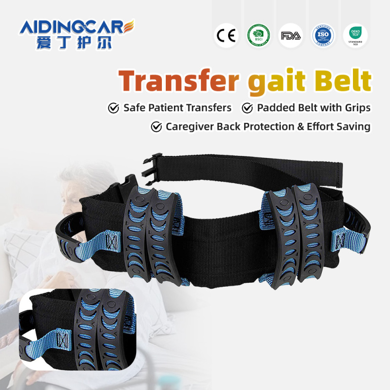 Wholesale Elderly Patient Lift Gait Belt Transfer Handling Fabric Belts for Lifting Patients