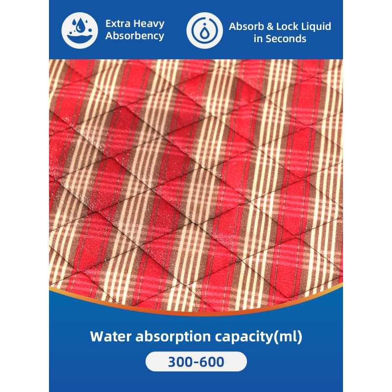 Adingcare - Almohadilla para orina para adultos, tamaño personalizado, lavable, transpirable, alta absorción