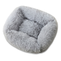 Plush Super Soft Dog Bed Pet Rectangle Sleeping Kennel Lounger Cat House Winter Warm Sofa Basket for Small Medium Large Dog