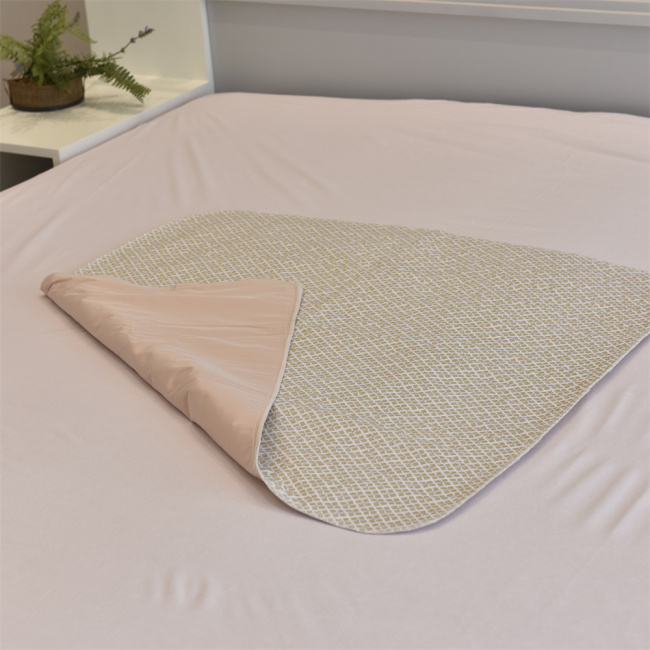 Almohadilla de cama grande suave personalizada, absorbente, impermeable, para incontinencia