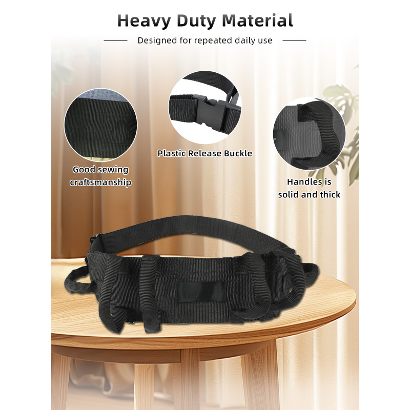 Wholesale Elderly Nursing Fabric Belts Lift Assist Patient Transfer Gait Belt with Handles for Easy Walking for Patients Elderly