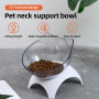 Wide Dish Non Slip Elevated Cat Food Bowls with Raised Stand for Puppy Dogs Cats