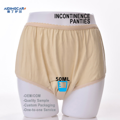 Women's Protective Incontinence Panties With Waterproof PUL Layer Lace Period Panties