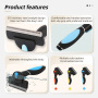 Wholesale Professional Dog Deshedding Tool Cat Grooming Brush Effectively Reduces Hair Shedding