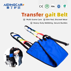 Wholesale Safety Gait Assist Device Fabric Transfer Gait Belt for Elderly & Disabled Wheelchair Bed Lift Aid Comfortable Handles