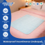 Wholesale Quilted Knitted Bed Pads Washable Waterproof Underpads Super Absorbency Reusable Bedwetting Incontinence Pad Adults