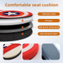 Round 40cm Swivel Seat Cushion, 360 Rotating Pad for Home Office Yoga Dining Chair