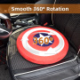Round 40cm Swivel Seat Cushion, 360 Rotating Pad for Home Office Yoga Dining Chair