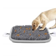 Venta al por mayor personalizado 17 ''x 21'' Dog Snuffle Mat juego de alimentación interactivo para el aburrimiento fomenta las habilidades de forrajeo natural