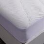 Protector de colchón impermeable permeable al aire Anti ácaros del polvo Funda de colchón de tela de aire suave