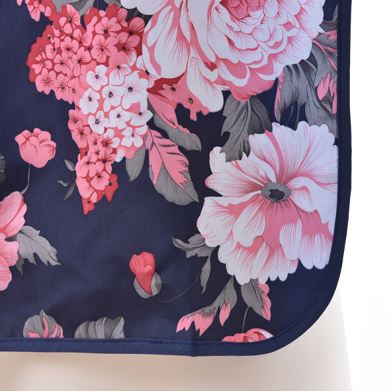 Print Waterproof Reusable Clothing Protectors Adult Bib for Elderly Women