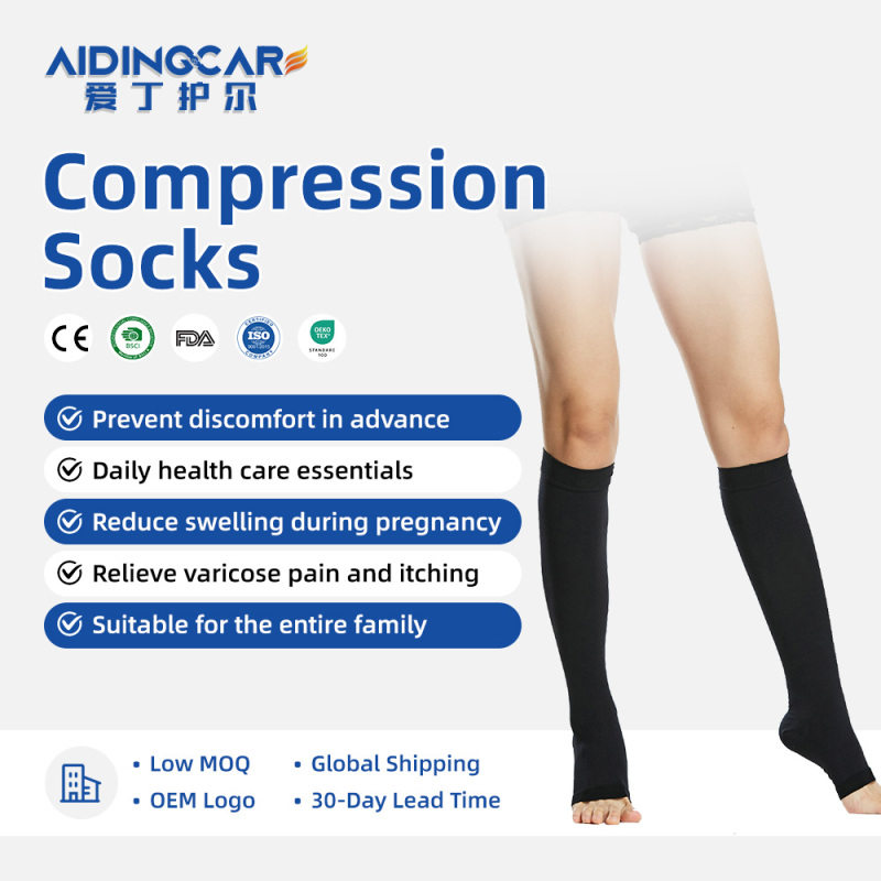 Thigh High Compression Stockings for Edema & Circulation