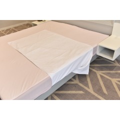 Almohadillas de cama de algodón de primera calidad personalizadas Almohadillas internas reutilizables de capa superior con ala