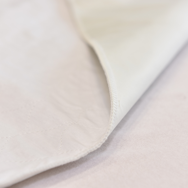 Almohadillas de cama de algodón de primera calidad personalizadas Almohadillas internas reutilizables de capa superior con ala