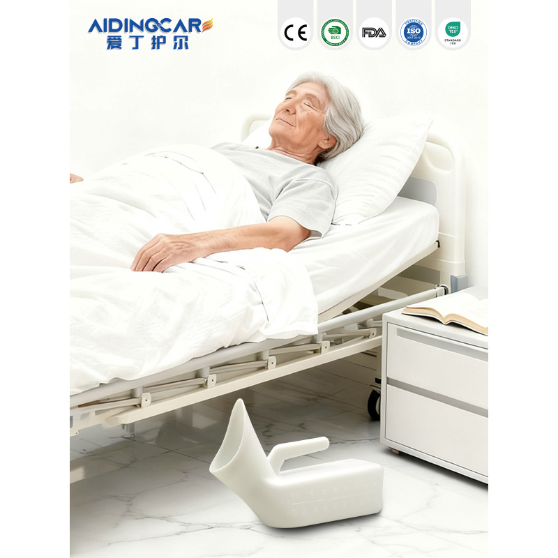 Women's 1000mL Portable Urine Bottle & Collection Cups Eco-Friendly PP Material for Hospital Elderly Travel & Emergency Use