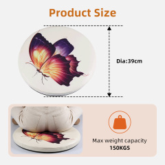 Wholesale Polyester Velvet Print Swivel Seat Cushion Convenient for Sitting or Standing From Car Used for Pregnant Women Elderly