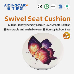 Wholesale Polyester Velvet Print Swivel Seat Cushion Convenient for Sitting or Standing From Car Used for Pregnant Women Elderly