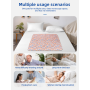Wholesale Washable Reusable Waterproof Underpads Heavy Absorbency Bedwetting Incontinence Pads for Adults Plain Polyester/Cotton