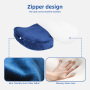 Wholesale Soft Wheelchair Office Memory Foam Seat Cushions Coccyx Orthopedic Comfortable Backbone Care Anti-Static Anti-Dust