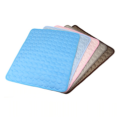 Wholesale Washable Ice Silk Mat Self Cooling Sleeping Kennel Pad Pet Reusable Bed Mat Dog Cooling Mat for Dogs Cats