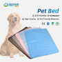 Wholesale Washable Ice Silk Mat Self Cooling Sleeping Kennel Pad Pet Reusable Bed Mat Dog Cooling Mat for Dogs Cats